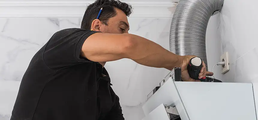 Precision In-wall Dryer Vent Cleaning & Rerouting Corrections in Albany, OR